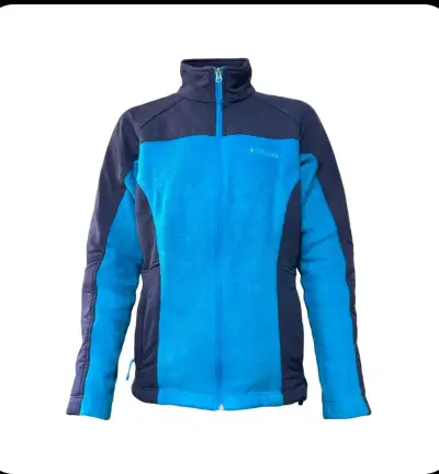 Chaqueta polar Columbia azul para mujer - miniatura 1