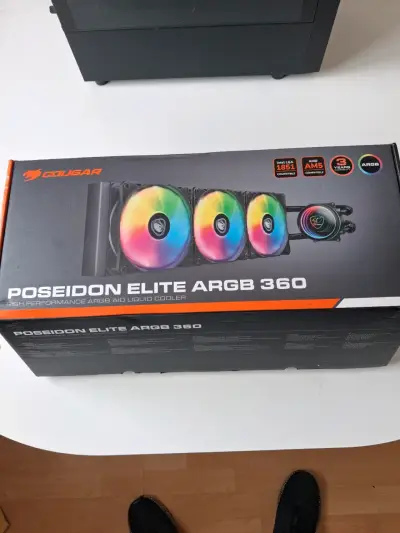 Enfriador Líquido ARGB Cougar Poseidon Elite 360 - miniatura 1