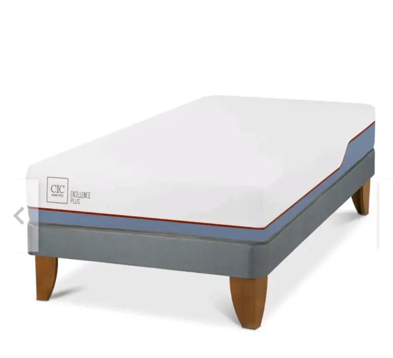 Cama base europea con colchón CIC 1.5 plazas - 3