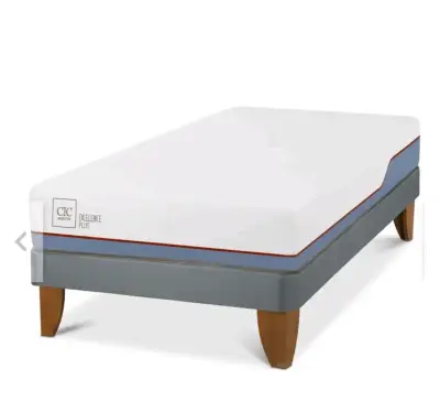 Cama base europea con colchón CIC 1.5 plazas - miniatura 3