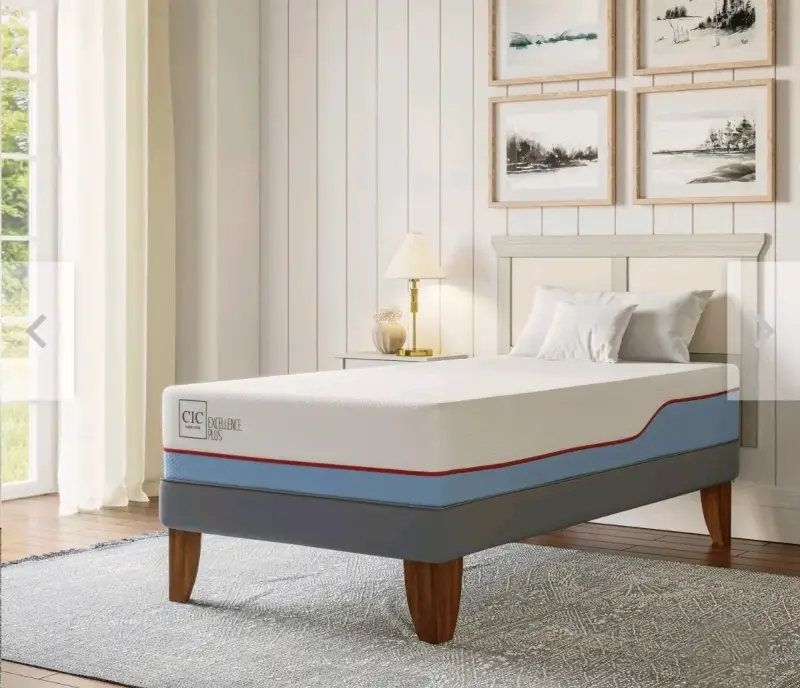 Cama base europea con colchón CIC 1.5 plazas - 5