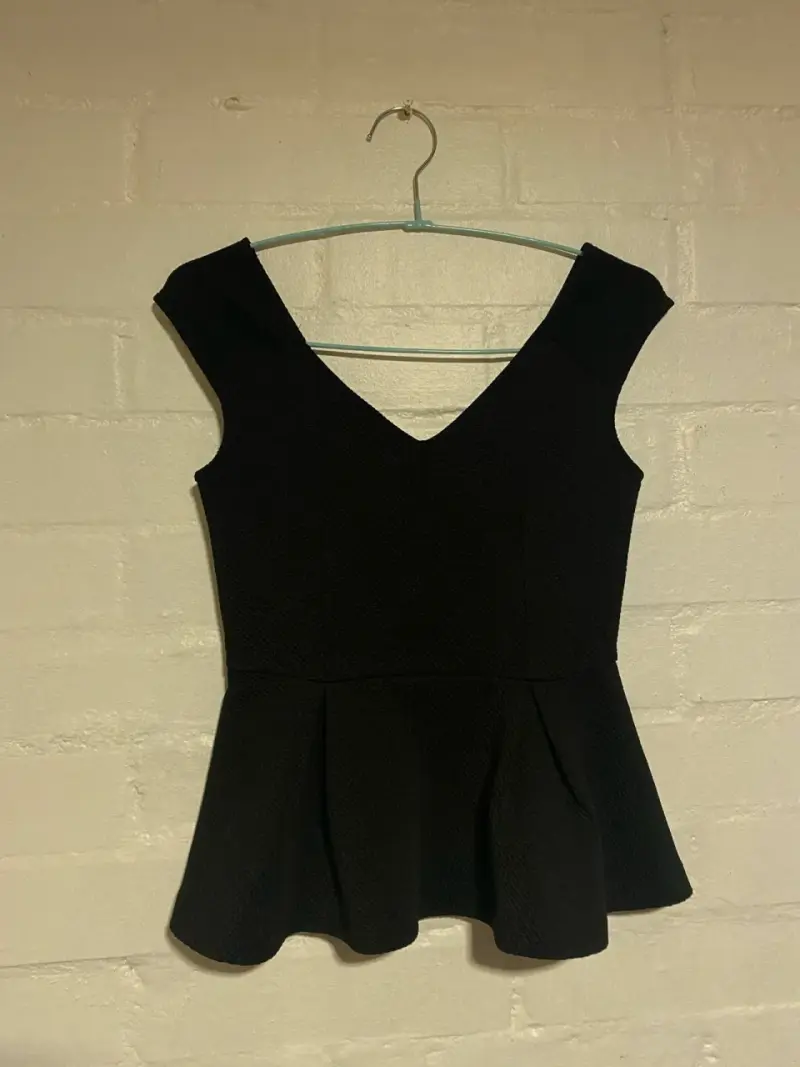 Blusa negra H&M 34 - 3