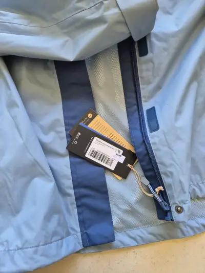 Chaqueta impermeable azul lippi para adolescentes - miniatura 1