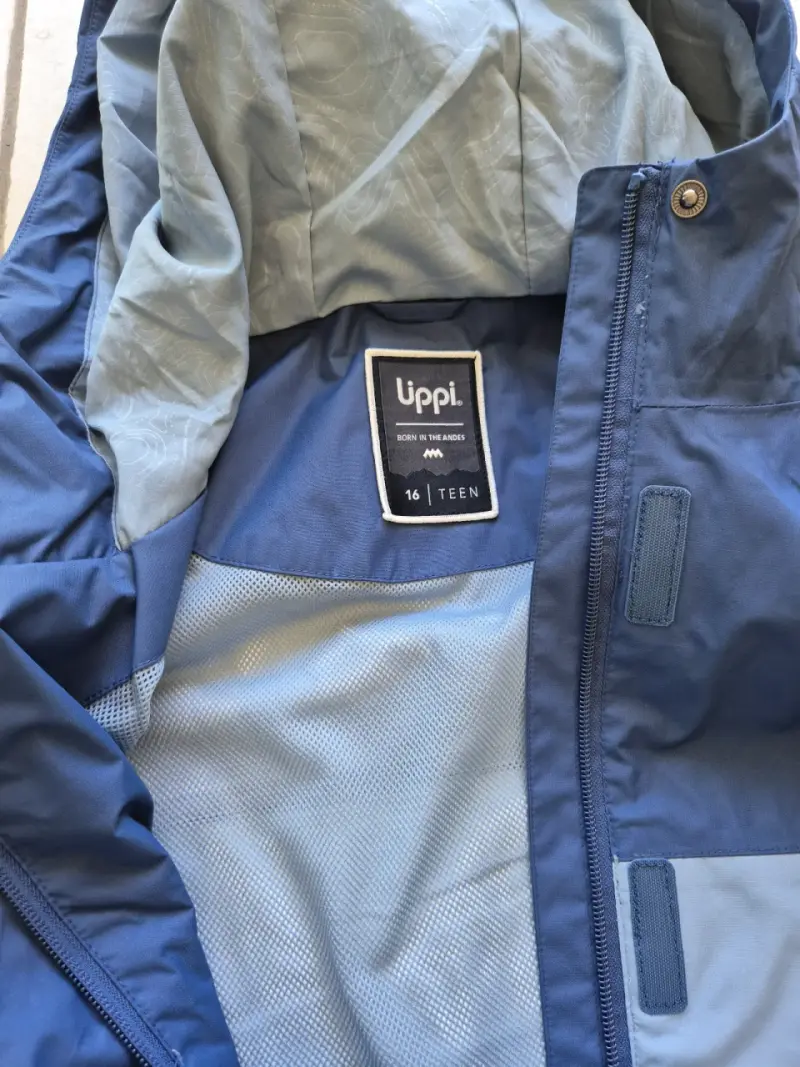 Chaqueta impermeable azul lippi para adolescentes - 2