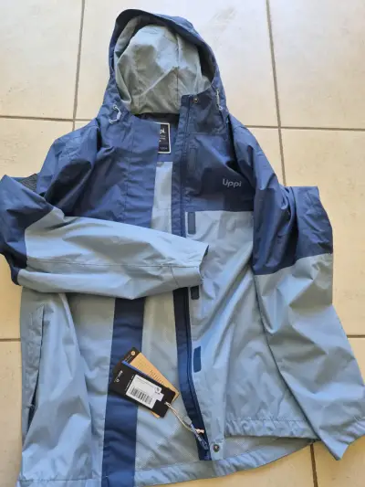 Chaqueta impermeable azul lippi para adolescentes - miniatura 3