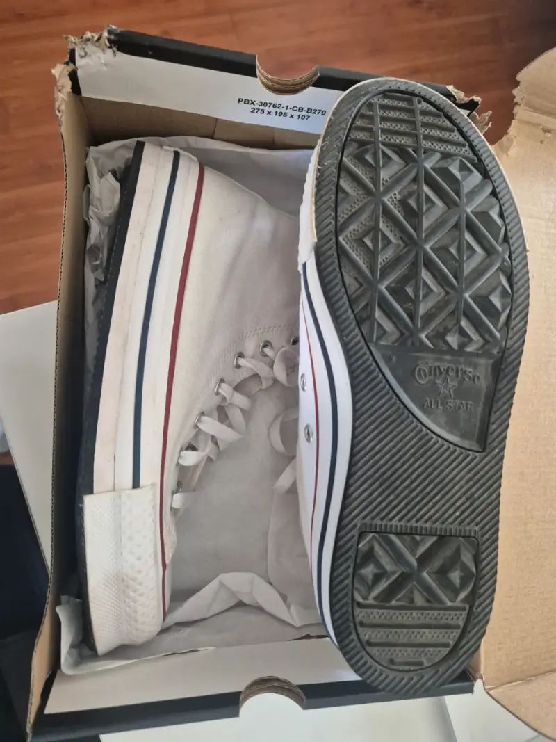 Zapatillas Converse All Star Blancas Talla 37.5 - 2