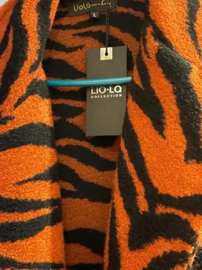 Abrigo de lana estampado animal print Lio-La - miniatura 1