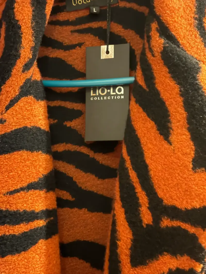 Abrigo de lana estampado animal print Lio-La - 2
