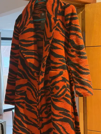 Abrigo de lana estampado animal print Lio-La - miniatura 3