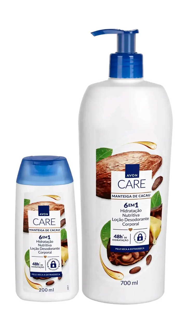 Loción Corporal Avon Care Manteiga de Cacau 6 en 1