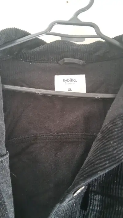 Chaqueta de pana negra Sybilla XL - miniatura 3