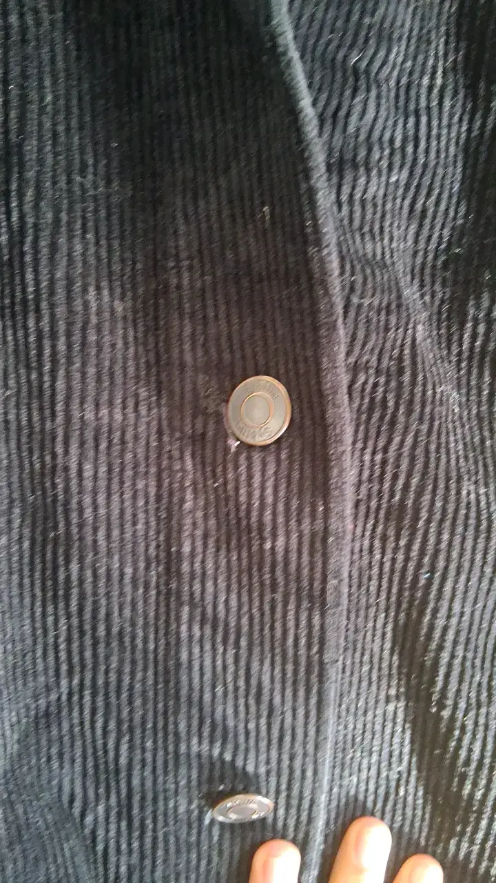 Chaqueta de pana negra Sybilla XL - 4