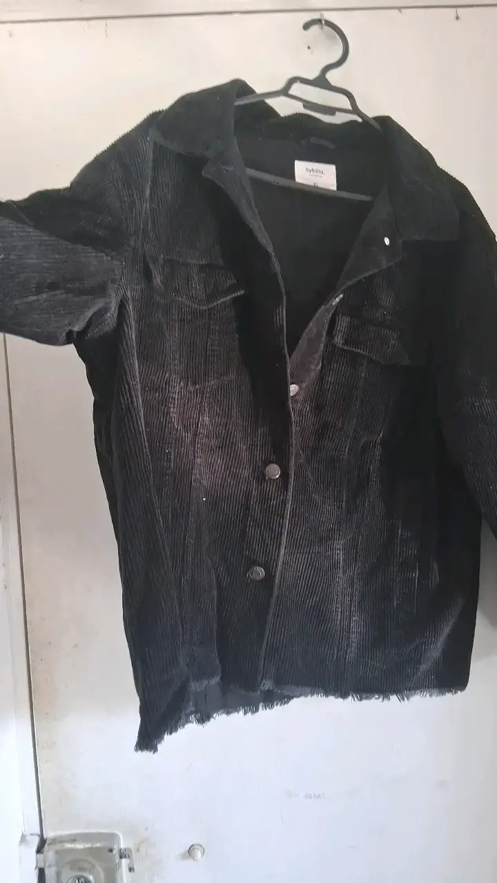 Chaqueta de pana negra Sybilla XL - 5