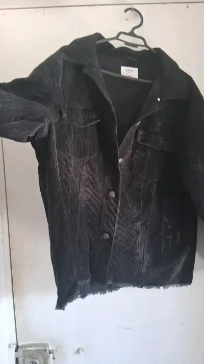 Chaqueta de pana negra Sybilla XL - miniatura 5