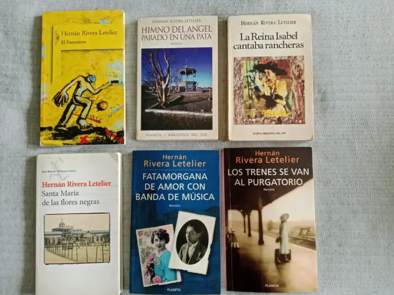 Colección de libros de Hernán Rivera Letelier