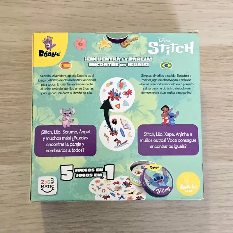 Juego de cartas Dobble Disney Stitch para niños - 2