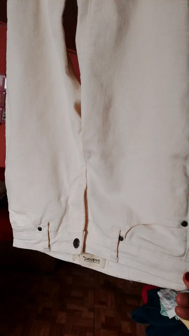 Pantalones de mezclilla blancos Bowery