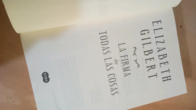Libro 'La Firma de Todas las Cosas' Elizabeth Gi - 3