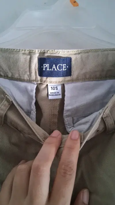 Pantalones beige para niños marca Place - miniatura 2