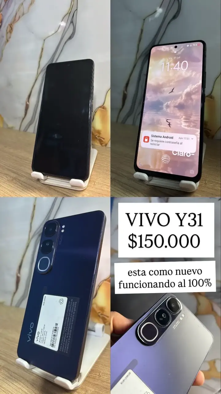 Smartphone Vivo Y31 en excelente estado