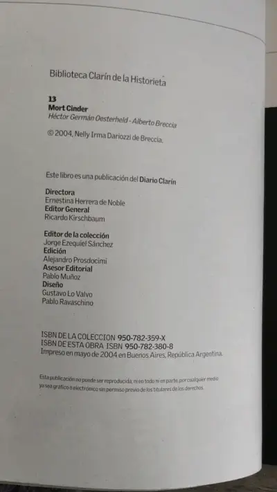 Libro Mort Cinder de Oesterheld y Breccia - miniatura 3