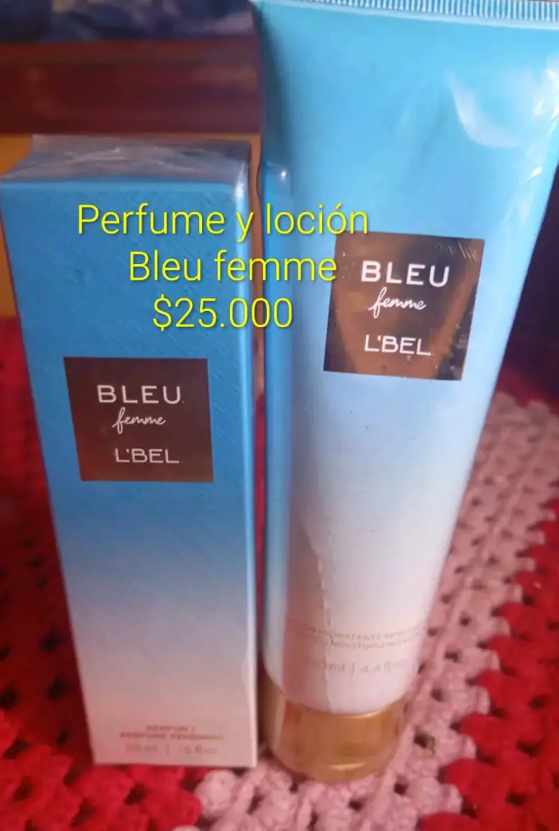 Set de Perfume y Loción Bleu Femme L'Bel