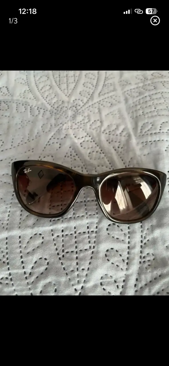 Gafas de sol Ray-Ban marrones estilo cat-eye - 1