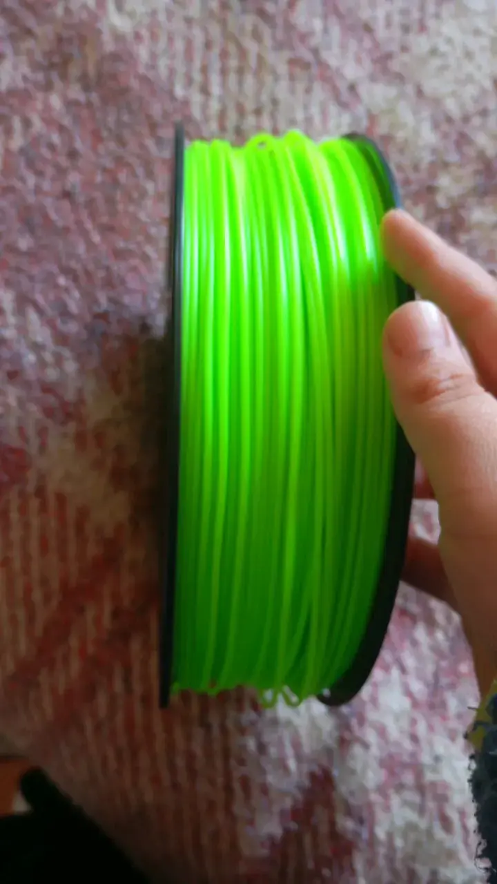 Filamento PLA+ verde fluorescente Tronxy 1kg - 3