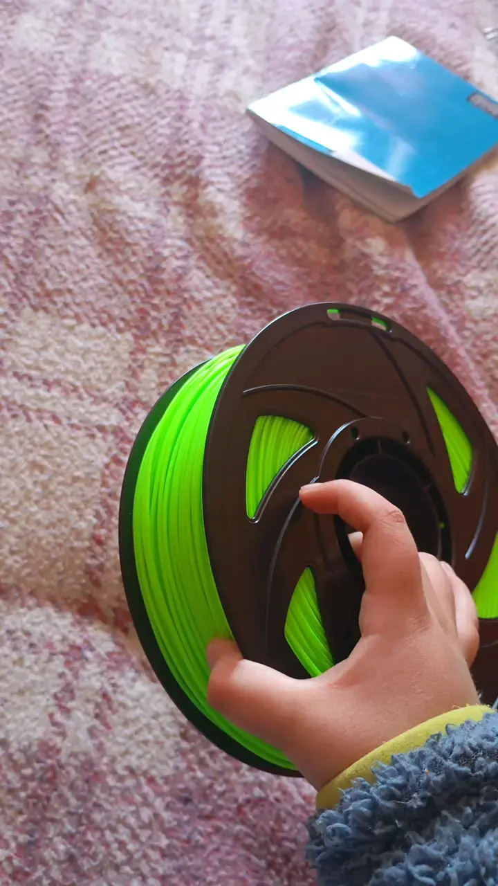 Filamento PLA+ verde fluorescente Tronxy 1kg - 4