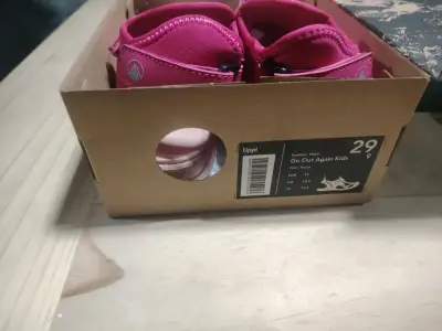 Sandalias de niños Uppí rosas con velcro - miniatura 3