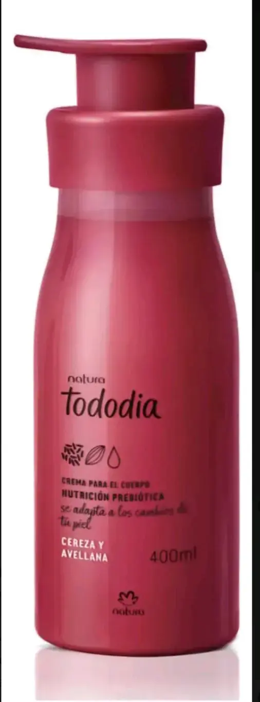 Crema corporal Natura Tododia Cereza y Avellana 400ml