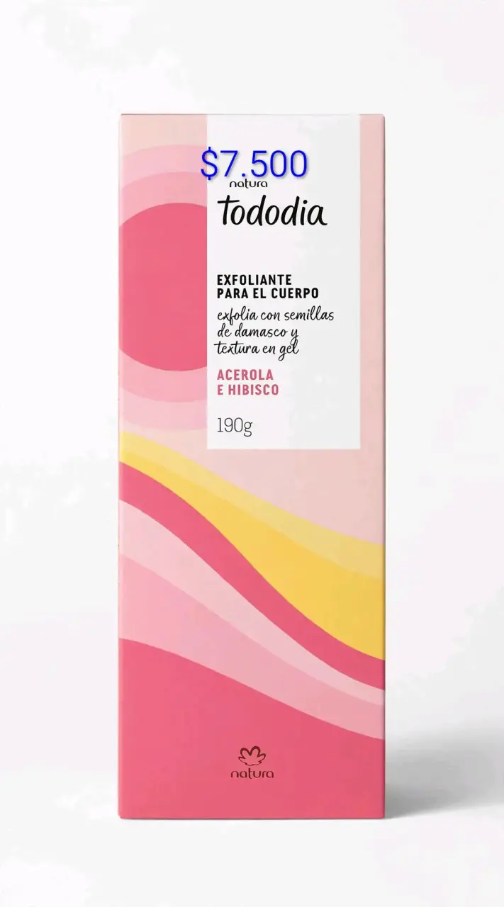 Exfoliante Corporal Natura Tododia Acerola e Hibisco