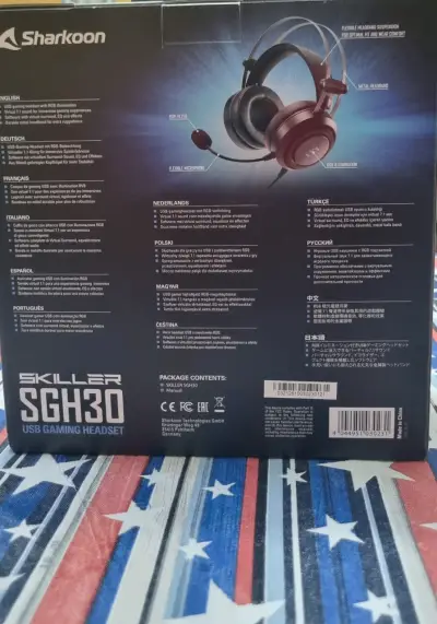 Audífonos Gamer Sharkoon Skiller SGH30 RGB - miniatura 1