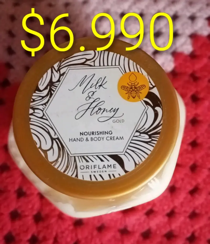 Crema de Manos y Cuerpo Oriflame Milk & Honey Gold