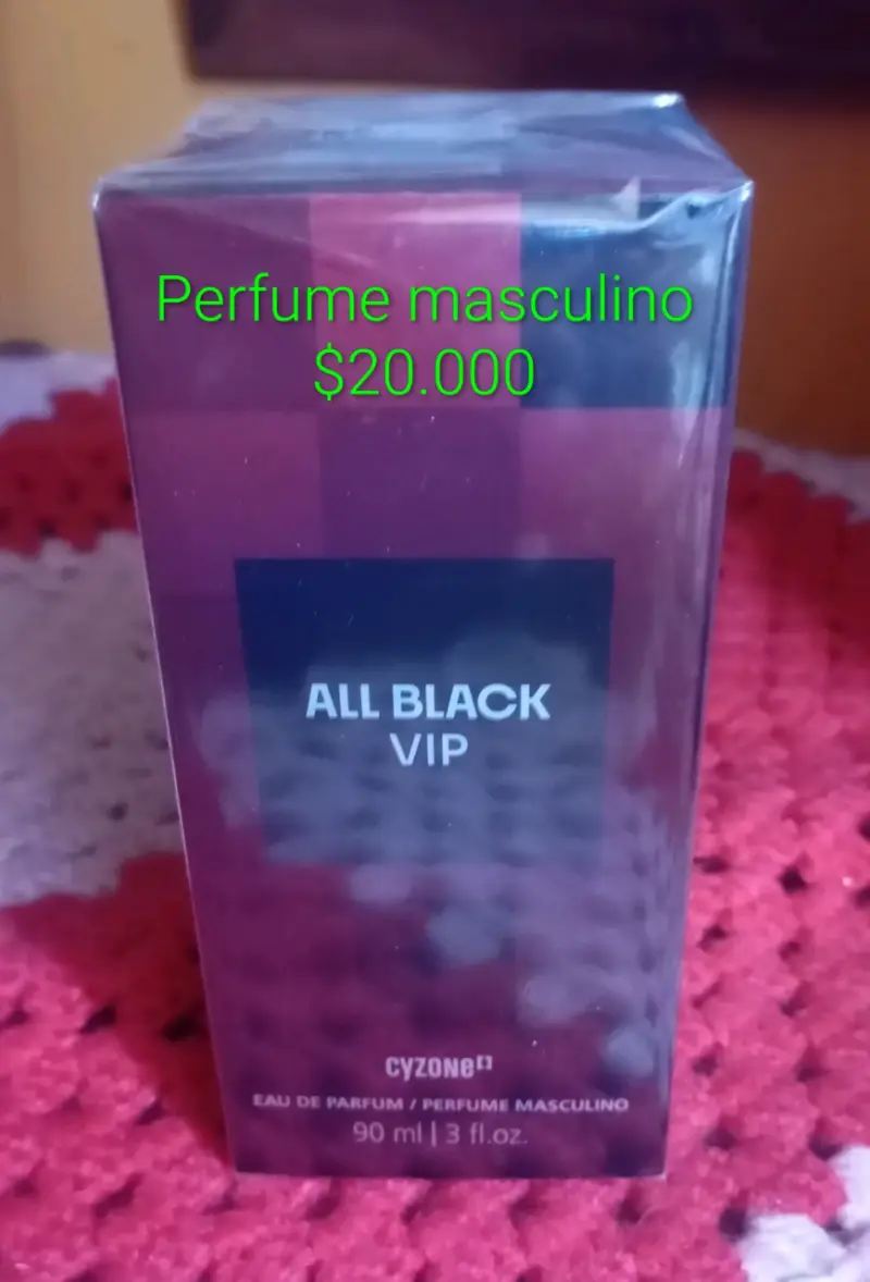 Perfume masculino Cyzone All Black VIP 90 ml
