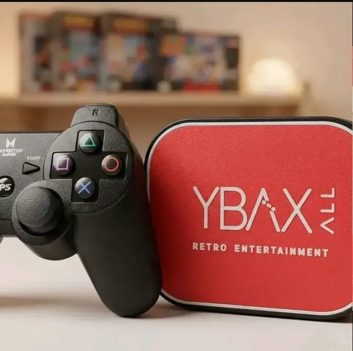 Consola retro YBAX All con dos controles - 2