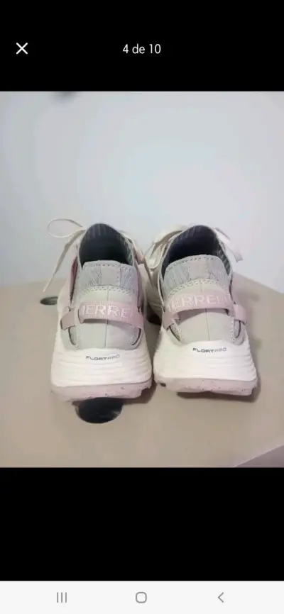 Zapatillas Merrell N°37 color gris y rosa - miniatura 1