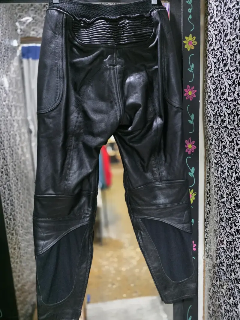 Pantalón de cuero para motociclista Gericke negro - 2