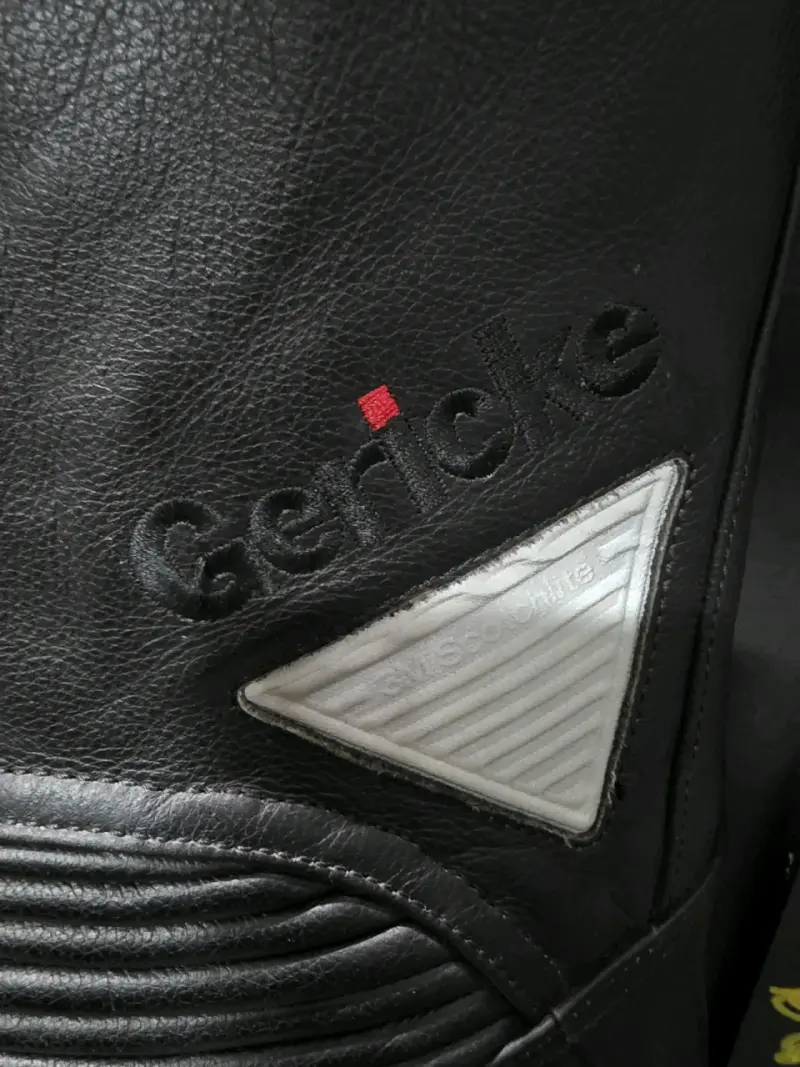 Pantalón de cuero para motociclista Gericke negro - 3