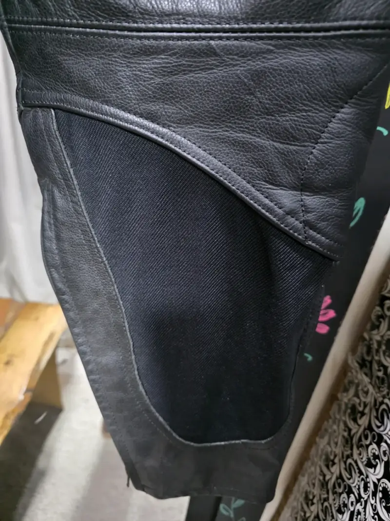 Pantalón de cuero para motociclista Gericke negro - 6