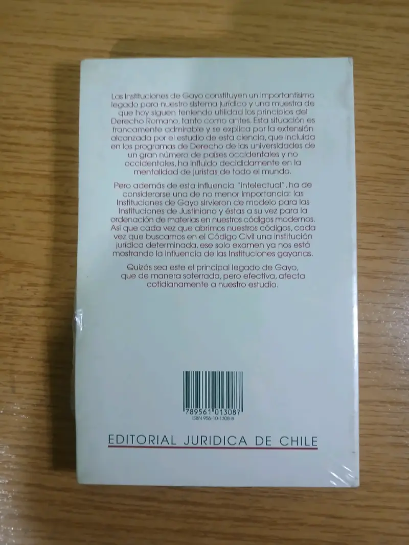 Libro Instituciones Jurídicas de Gayo por Francisco Samper - 2