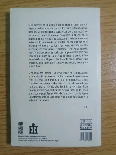 Libro 'Ser niño huacho' de Gabriel Salazar - miniatura 2