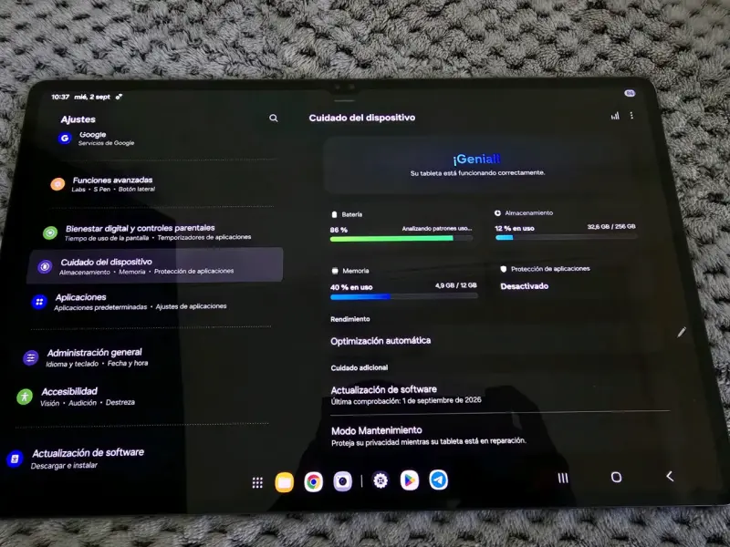 Tablet Samsung Galaxy Tab S8 Ultra 256GB - 1