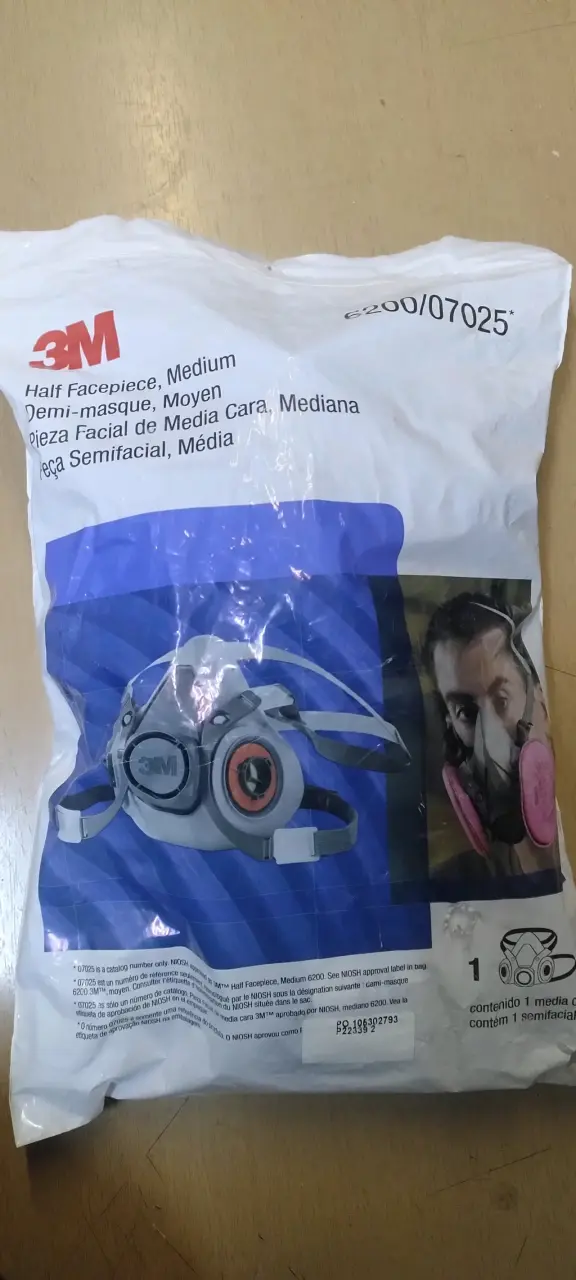 Máscara facial 3M media cara mediana