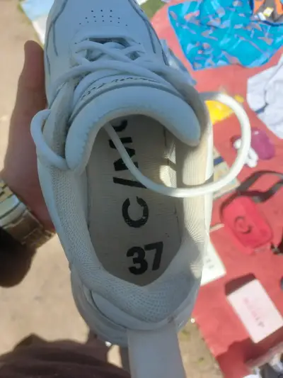 Zapatillas deportivas blancas Cmoran talla 37 - miniatura 4