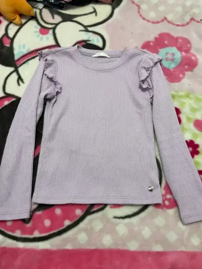 Polera de niña con volantes en varios colores - miniatura 2