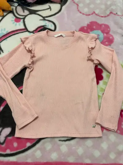 Polera de niña con volantes en varios colores - miniatura 3