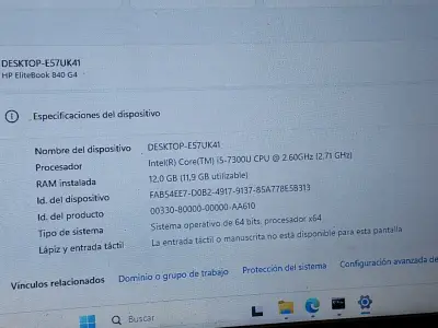 Notebook HP EliteBook 840 G4 I5-7300U 12GB DDR4 - miniatura 3
