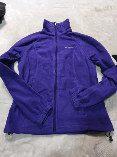 Chaqueta polar morada Columbia para mujer - miniatura 1