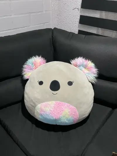 Cojín de peluche koala multicolor suave - miniatura 2